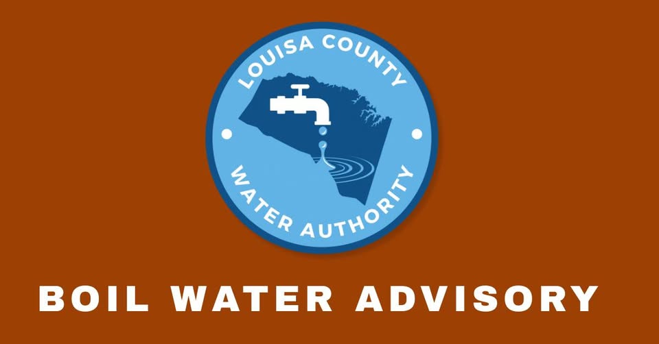 Boil water advisory in Louisa County