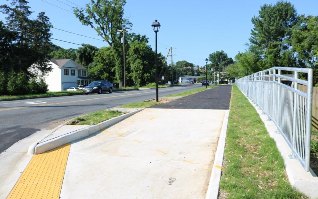 Fredericksburg bicycle and pedestrian connector project finishes early